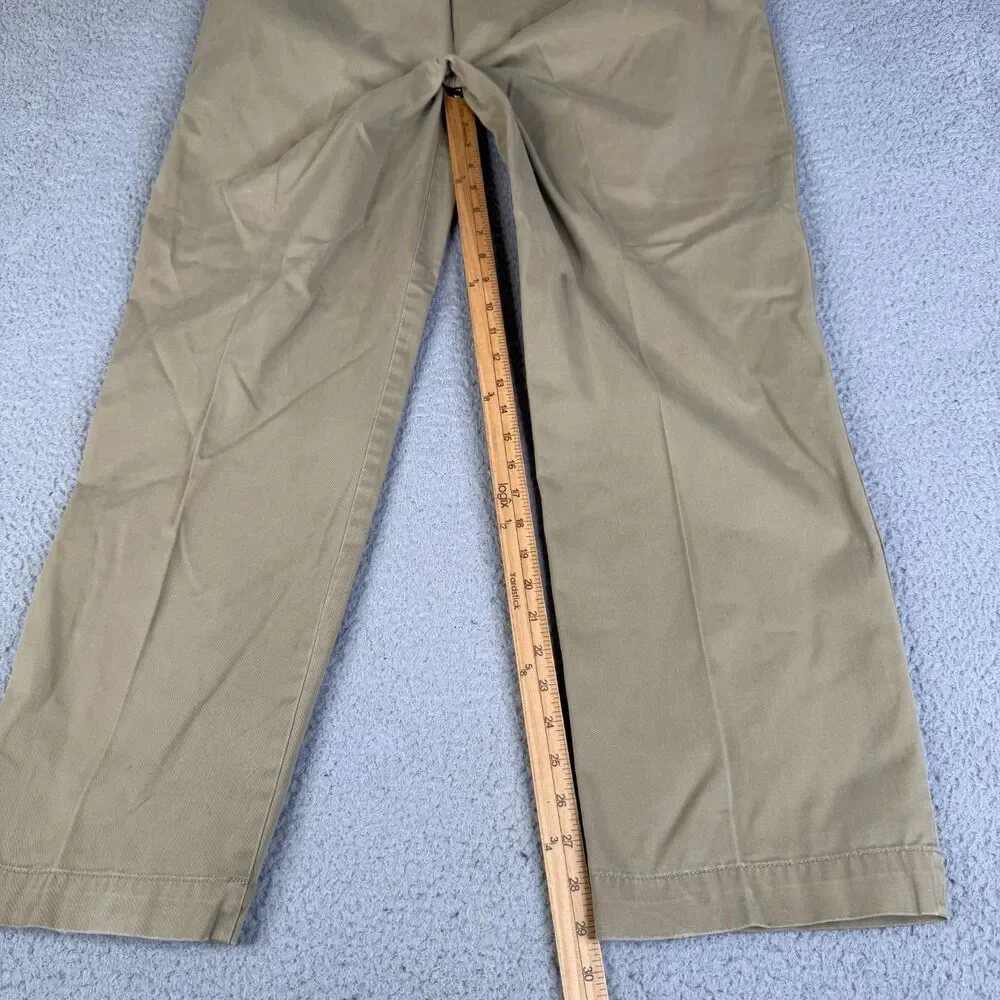 POLO RALPH LAUREN Pants Men 36x30 Khaki Polo Chino Classic Fit Cotton Twill Flat
